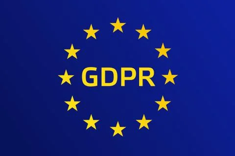 GDPR - General Data Protection Regulation. Vector illustration. 스톡 일러스트