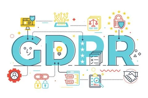 GDPR (General Data Protection Regulation) Stock-Illustration