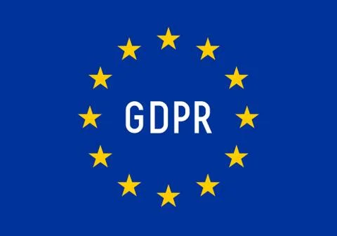 GDPR - General Data Protection Regulation Stockillustratie
