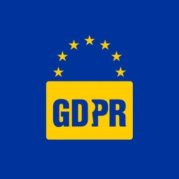 GDPR (General Data Protection Regulation) icon Stock Illustration
