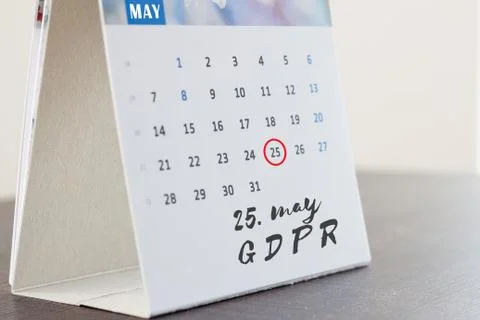 GDPR General Data Protection Regulation Stock Photos