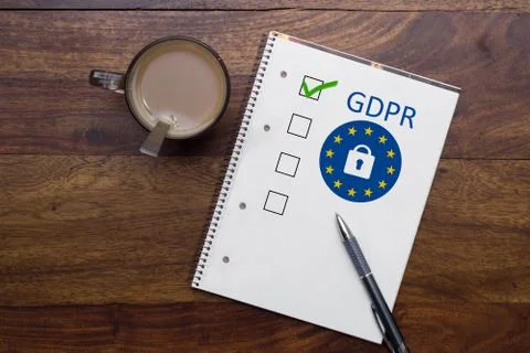 GDPR General Data Protection Regulation Stock Photos