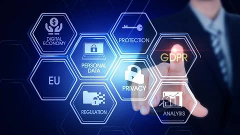 GDPR Illustrazione stock