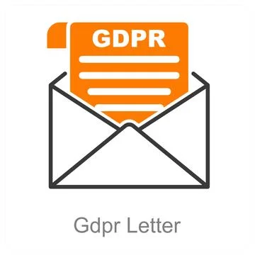 Gdpr Letter Stock Illustration