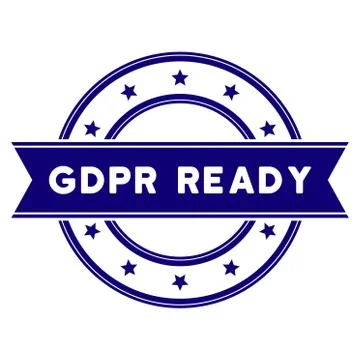 GDPr Ready Seal Template Stock Illustration