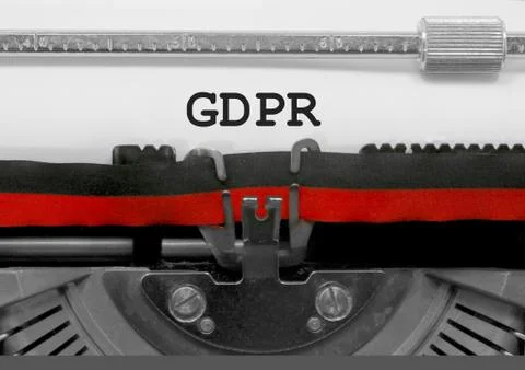 GDPR text that means General Data Protection Regulation is a regulation in EU Фото