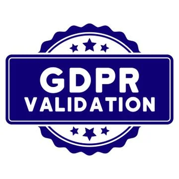 GDPr Validation Seal Template イラスト素材