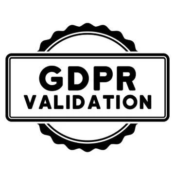 GDPr Validation Seal Template イラスト素材