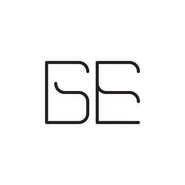 Ge initial letter vector logo icon Stock Illustration