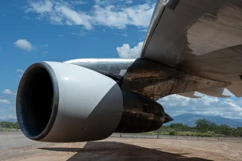 A GE Propulsion Test Platform Boeing 747 Stock Photos