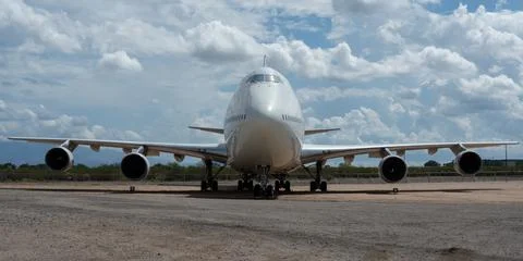 A GE Propulsion Test Platform Boeing 747 Stock Photos