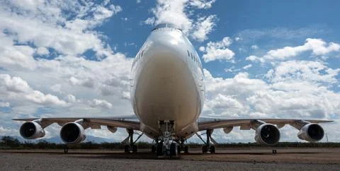 A GE Propulsion Test Platform Boeing 747 Stock Photos