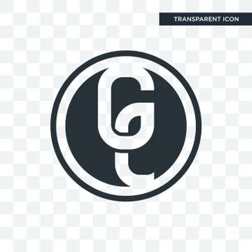Ge white vector icon isolated on transparent background, ge white logo design Stock Illustration