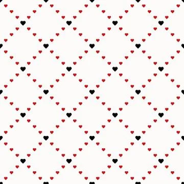 Geaometric heart pattern Stock Illustration