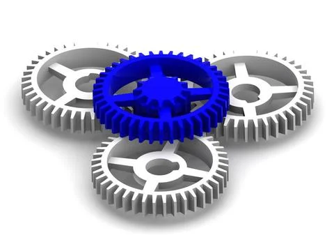 Gear. 3d Gear. 3d Copyright: xZoonar.com/MaksymxYemelyanovx 1702466  Stock Photos