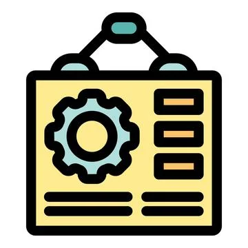 Gear and interface design concept illustration イラスト素材