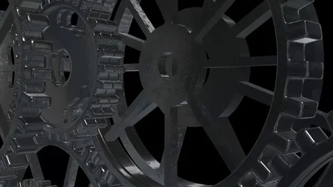 Gear Animation 4K Stock Footage 123090245