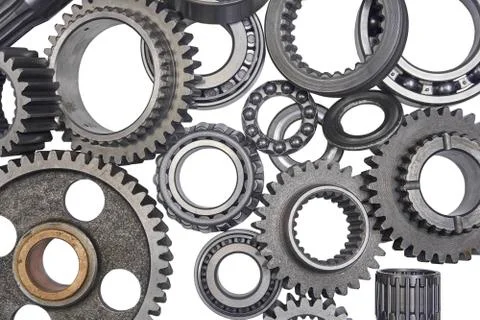 Gear background isolated Stock-Fotos