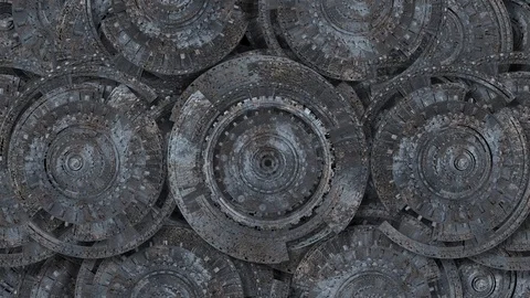 Gear background video Stock Footage 128090272