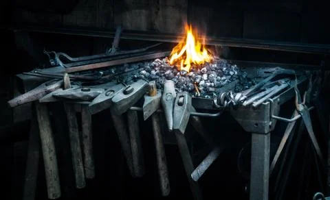 Gear for the blacksmith Stock Photos