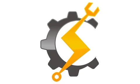 Gear Bolt Service Stock-Illustration