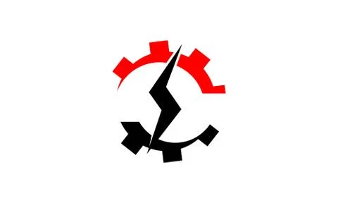 Gear Bolt Service Stock Illustration