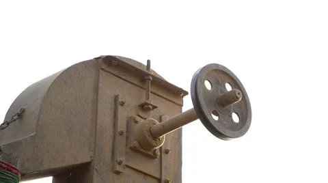 Gear box or tool box closeup. Gearbox to operate machine to manage pace. Stock Photos