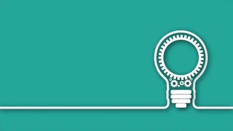 Gear in the bulb  Stock Footage 72582634