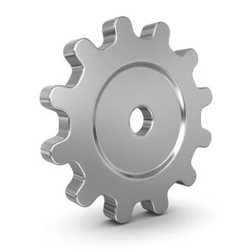 Gear Chrome Gear , This is a computer generated and 3d rendered picture. C... 스톡 사진