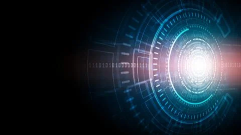 Gear circuit technology background 스톡 일러스트