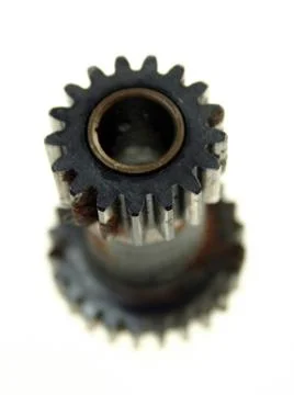 Gear cogs isolated Stock Photos