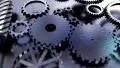Gear cogs rotating system gearbox watch mechanism HD Footage