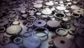 Gear cogs rotating system gearbox watch mechanism 4K 4k or 4k+ Resolution