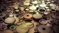 Gear cogs rotating system gearbox watch mechanism 4K 4k or 4k+ Resolution
