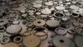 Gear cogs rotating system gearbox watch mechanism 4K 4k or 4k+ Resolution