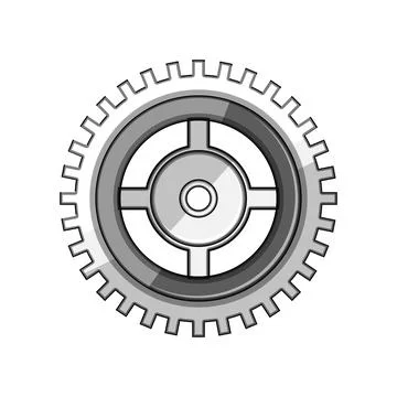 Gear cogwheel mechanism system engineering concept Stock Illustration