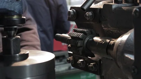 Gear-cutting machine  Video stock 85268239