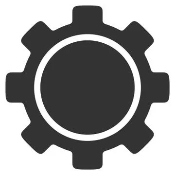 Gear Flat Icon Stock Illustration