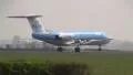Gear from fokker 70 KLM while landing HD Footage
