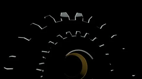 Gear Stock Footage 8974014