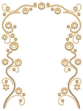 Gear frame Stock Illustration