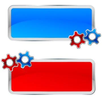 Gear frame set Stock Illustration