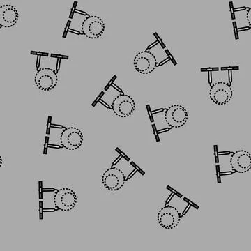 Gear hooks titanium ultralight vector seamless pattern イラスト素材