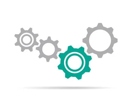 Gear icon engineering symbol for your web site イラスト素材