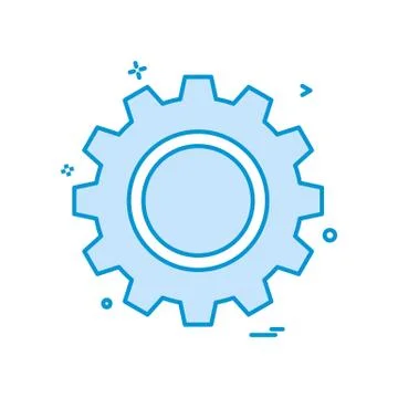 Gear icon vector design Stock Illustration