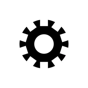 Gear icon vector Stock Illustration