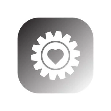 Gear icon vector Stock Illustration