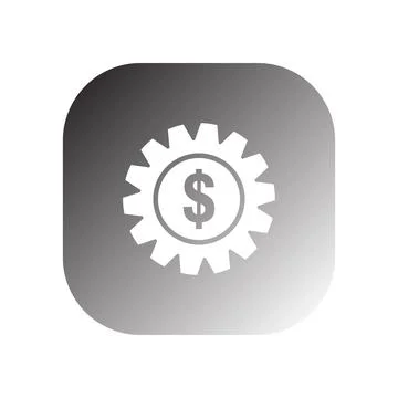 Gear icon vector Stock Illustration