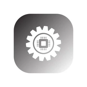 Gear icon vector Stock Illustration