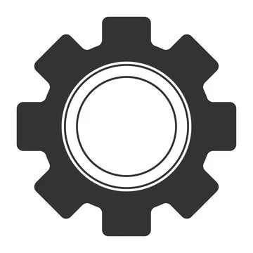 Gear icon vector illustration Stock Illustration